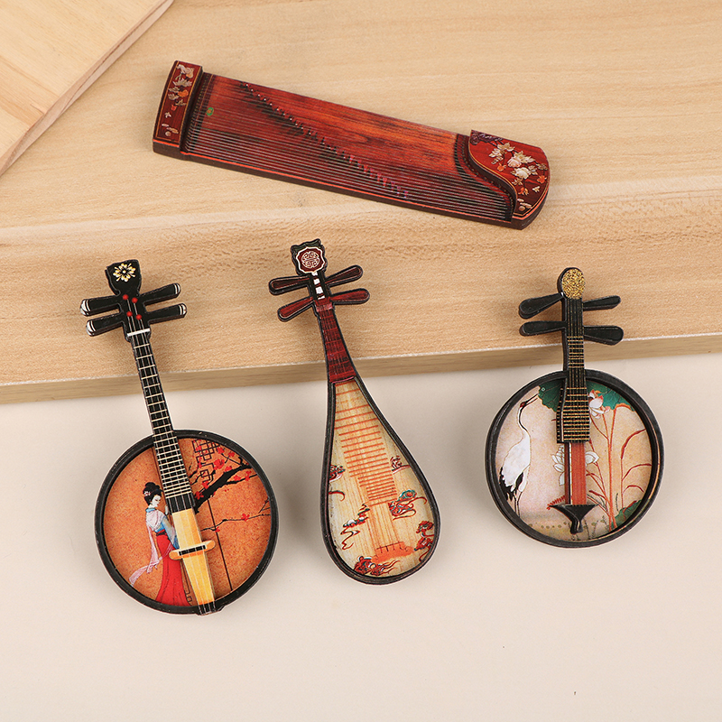 1/12 Dollhouse Pipa Guzheng Gu - Musical Instrument Guzheng recension och pris
