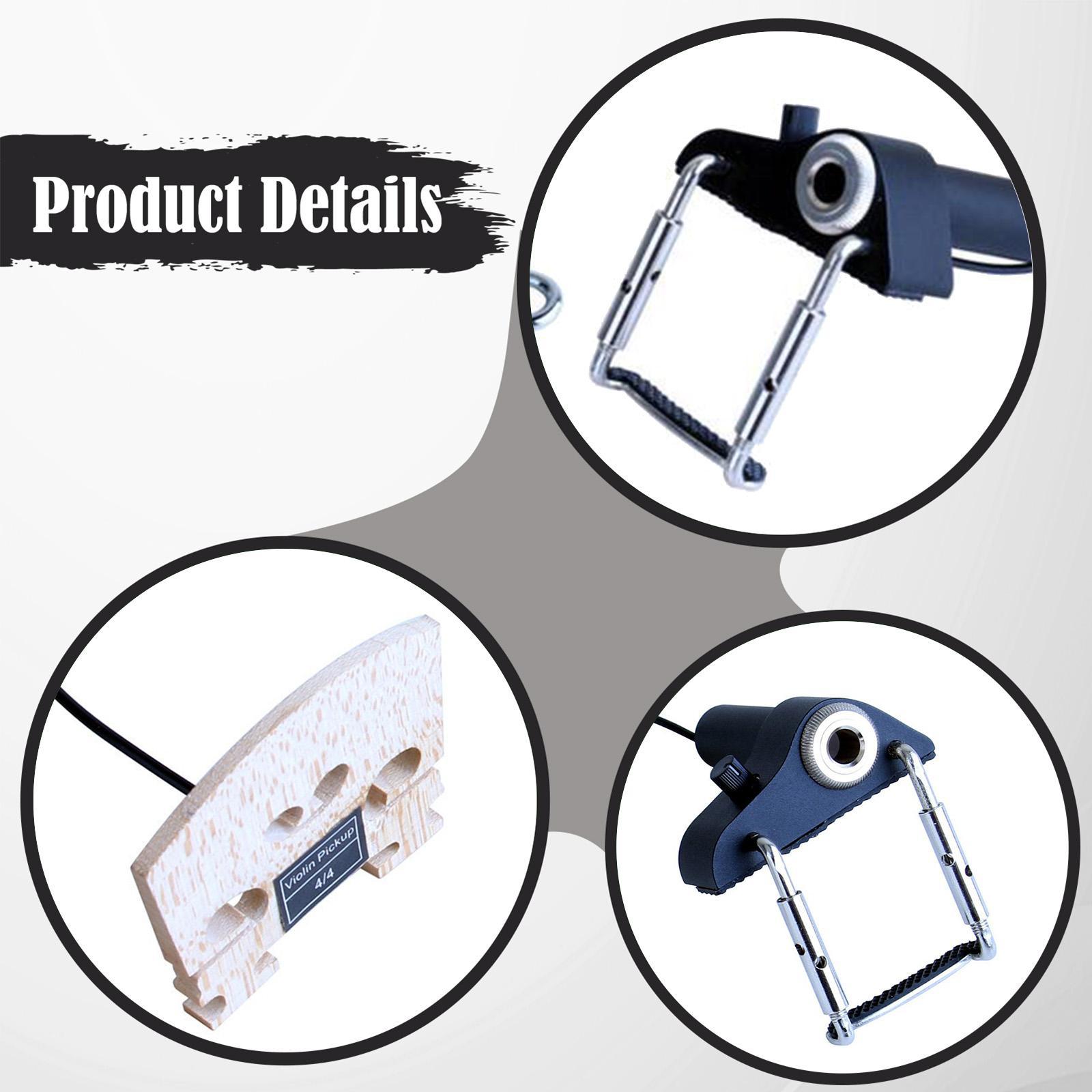 Piezo Pickup Acoustic Micropho - Musical Instrument Mandolin recension och pris