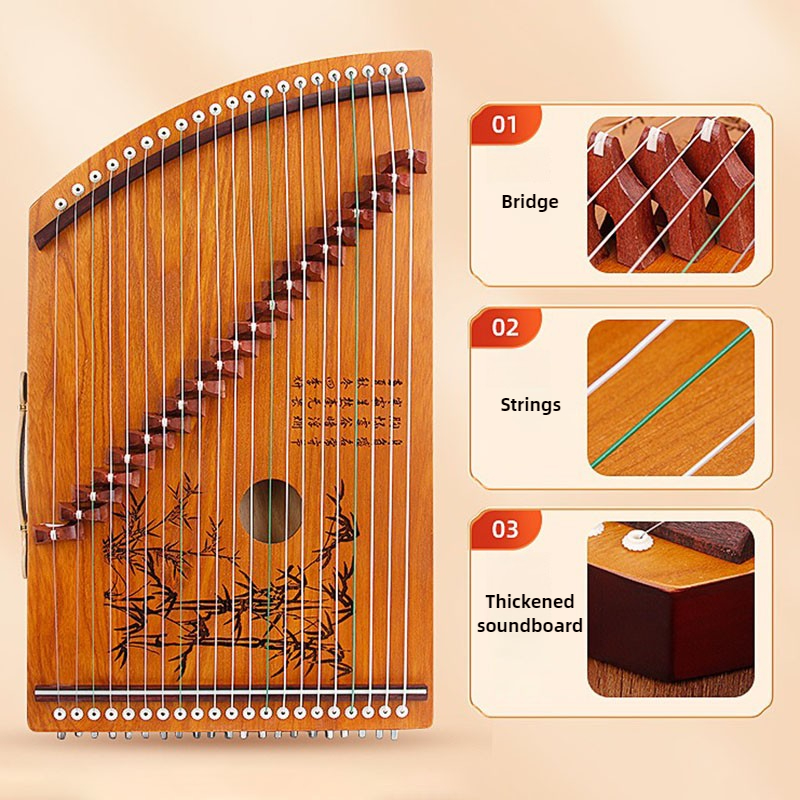 21 String Guzheng Child Adult  - Musical Instrument Guzheng recension och pris