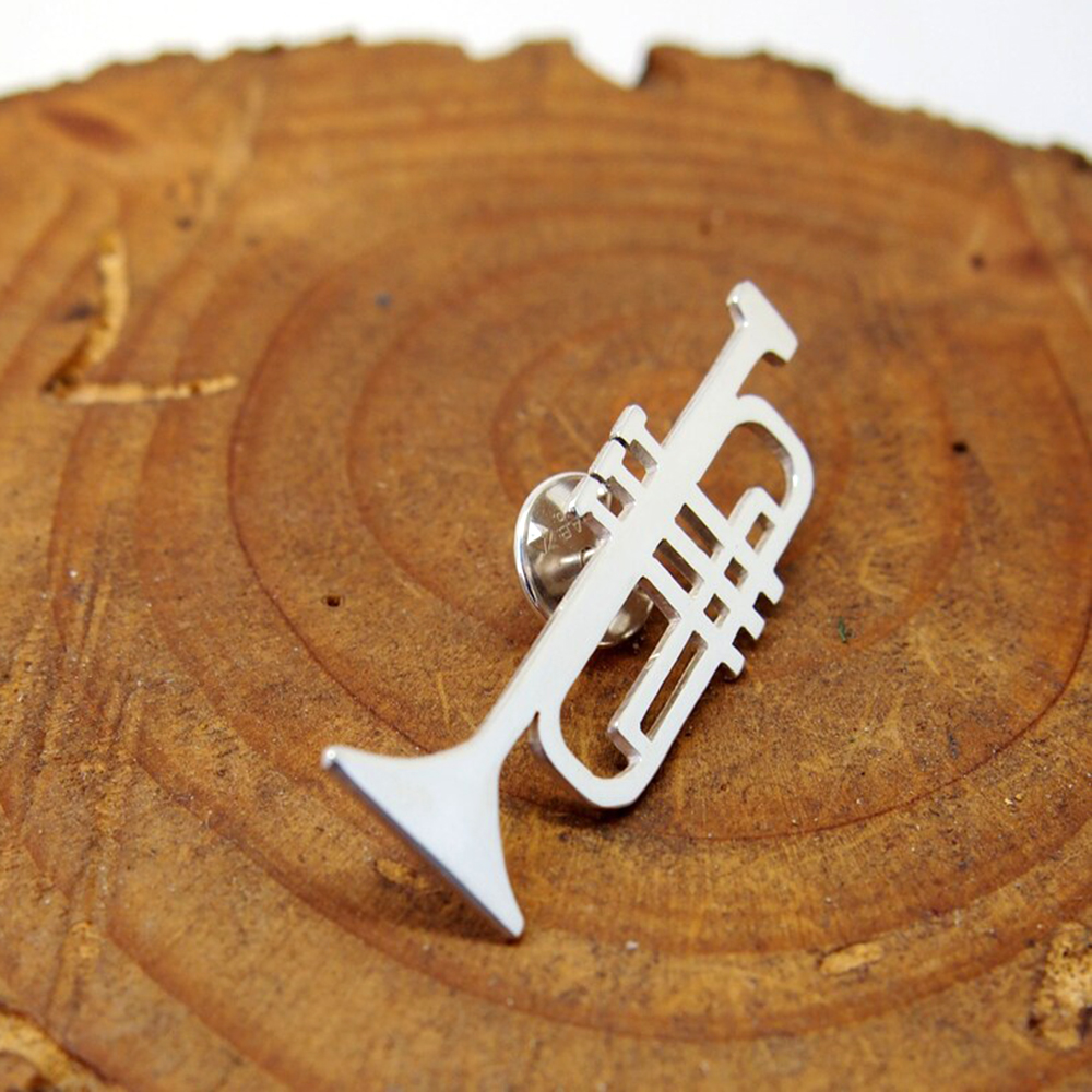 Horn Brooch, Trumpet Instrumen - Musical Instrument Horn recension och pris