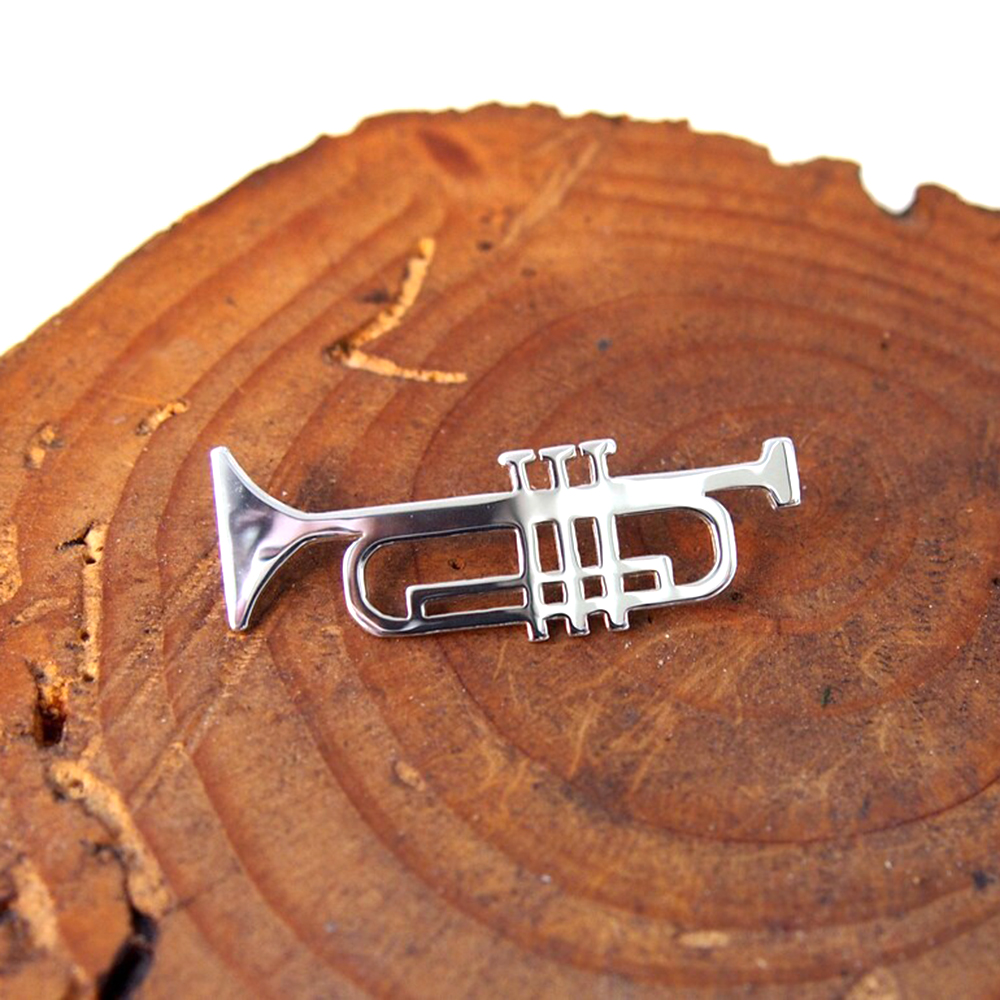 Horn Brooch, Trumpet Instrumen - Musical Instrument Horn recension och pris