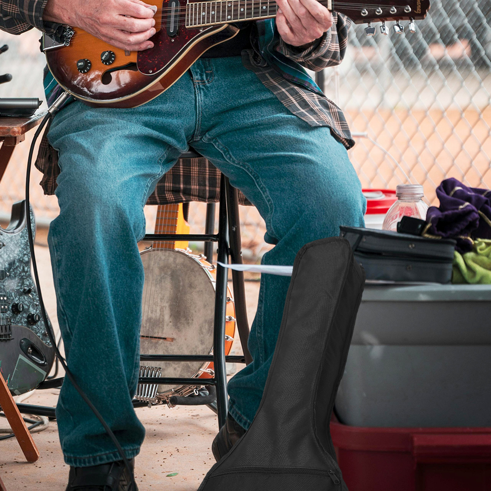 Mandolin Case Shockproof Oxfor - Musical Instrument Mandolin recension och pris