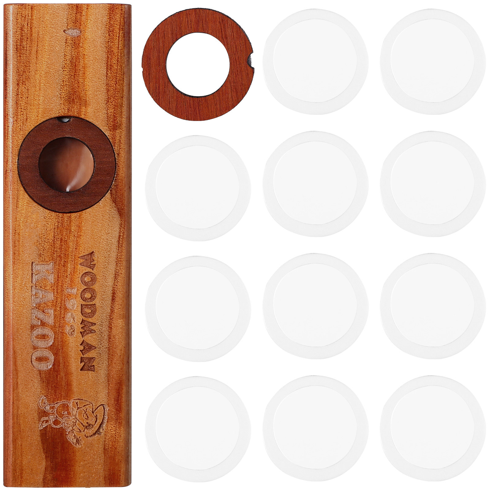 1Set Wood Kazoo Musical Instru - Musical Instrument Easy To Learn For Adults recension och pris
